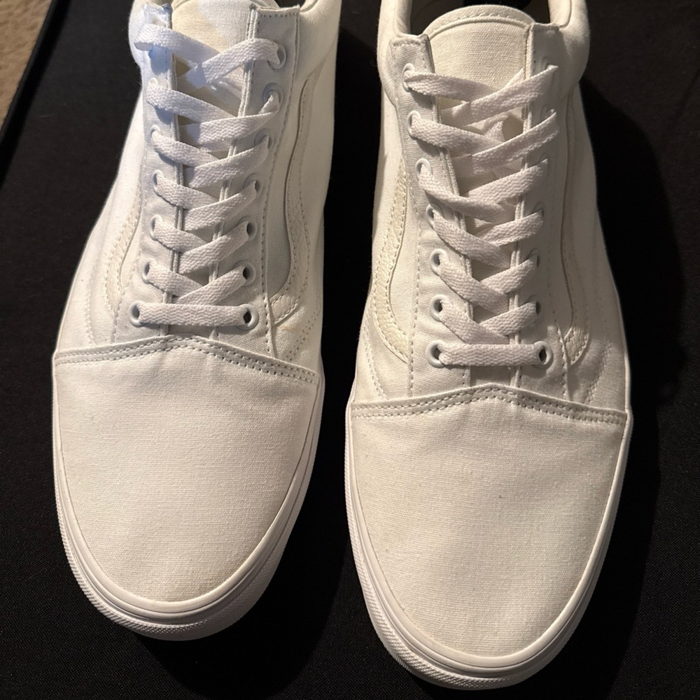 Vans White Canvas Men's Sneakers